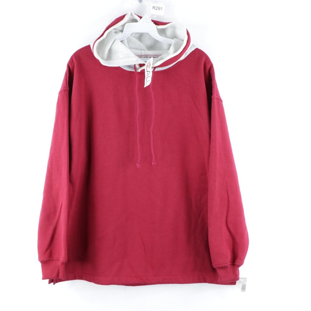 Vintage Streetwear Blank Fleece Hoodie Sweatshirt